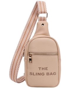 Fashion Sling Bag DS-1072 TAUPE